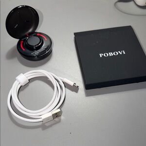 POBOVI Wireless Earbuds with Charging Case